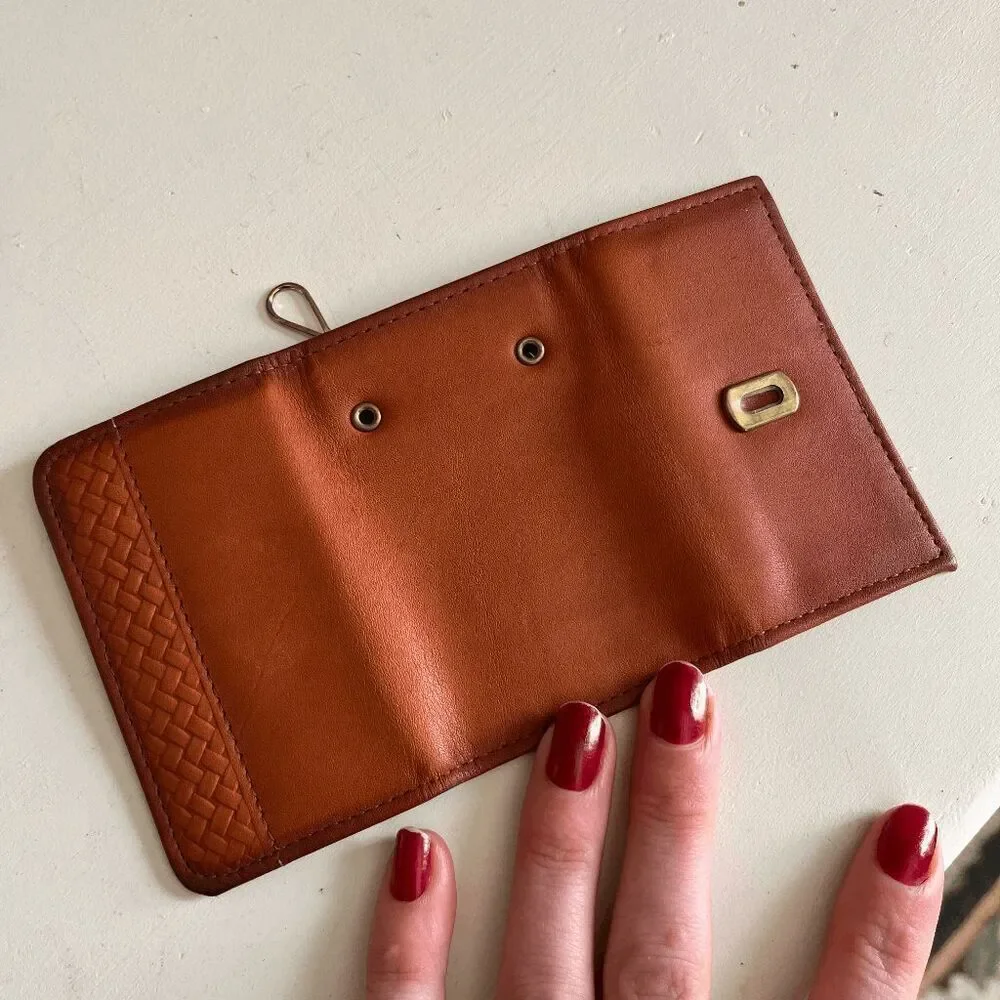 Princess Gardner Leather Key Wallet Full Grain Cowhide 6 Hook Cognac
